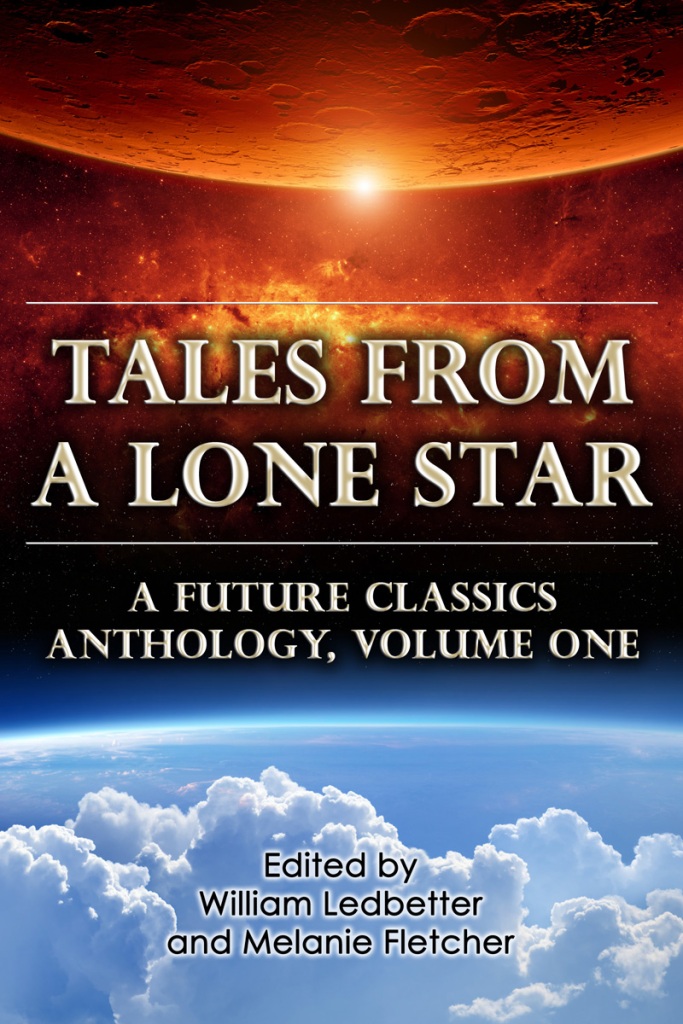 Cover art for the speculative fiction anthology Tales From a Lone Star